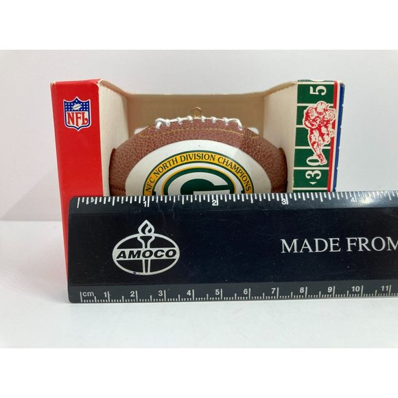 2002 NFC North Division Champions Green Bay Football Ornament in Box Touchdown T - Picture 2 of 10